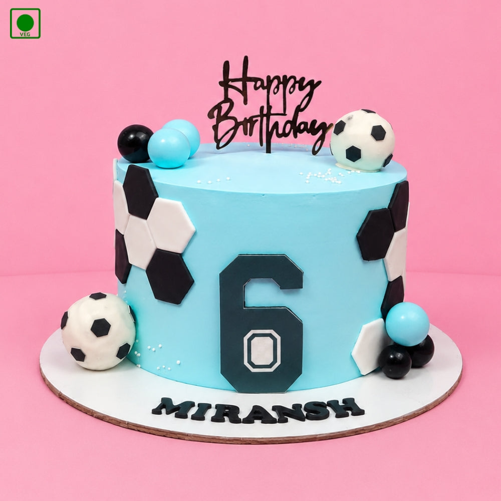 Football Theme Birthday Cake – Gurgaon, Delhi & Noida