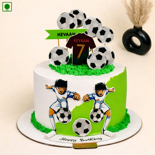 Football Jersey Number Theme Birthday Cake – Gurgaon & Delhi NCR | Cakofy