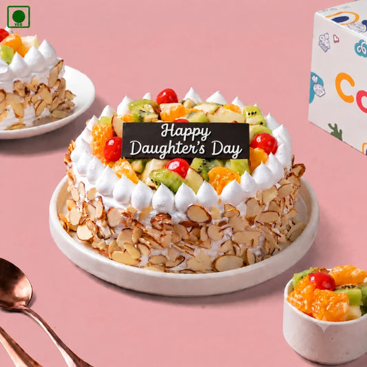 Fresh Fruit Daughter’s Day Cake - Gurgaon, Delhi & Noida