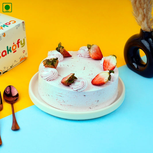 Fresh Strawberry Cake - Cake Gurgaon & Delhi NCR | Cakofy