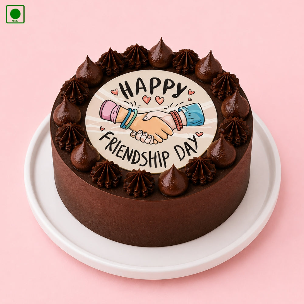 Friendship Day Handshake Bento Cake – Gurgaon, Delhi & Noida