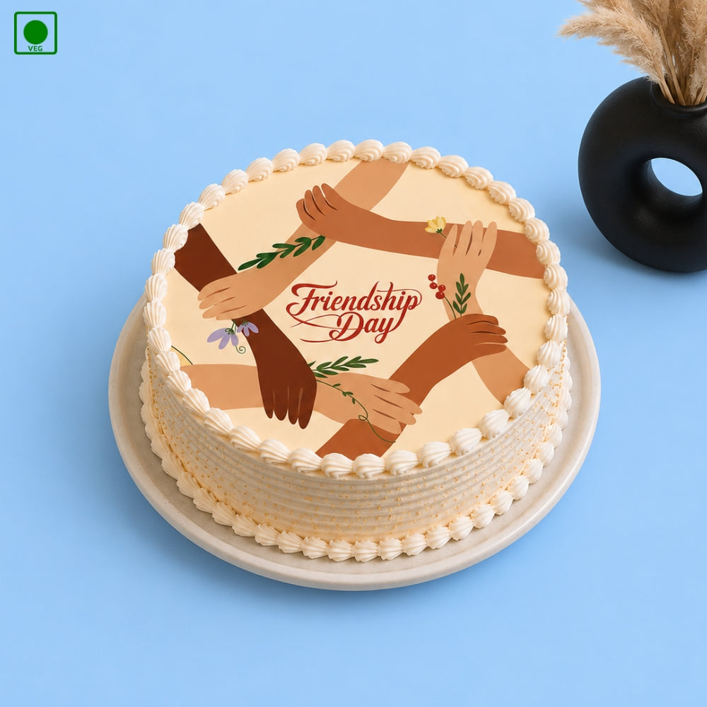 Friendship Day Photo Cake – Gurgaon, Delhi & Noida