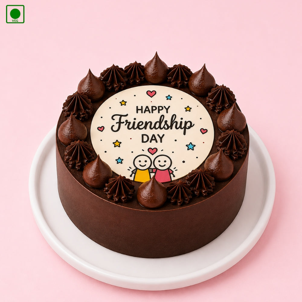 Friendship Day Photo Print Bento Cake – Gurgaon, Delhi & Noida