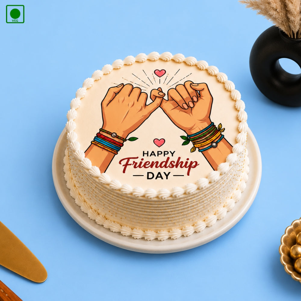Friendship Promise Cake – Gurgaon, Delhi & Noida