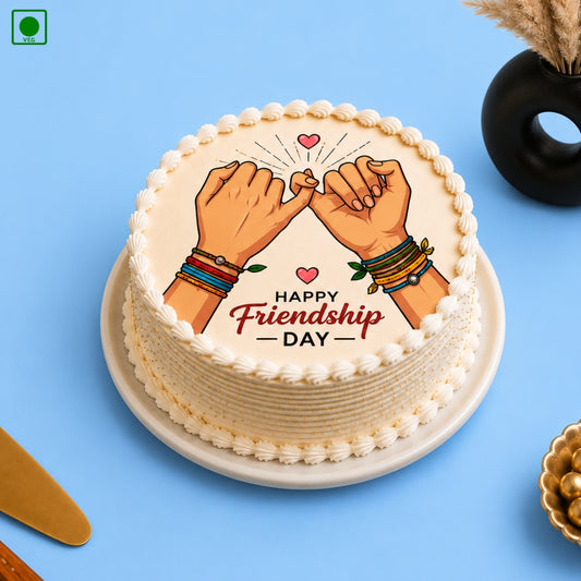 Friendship Promise Cake – Gurgaon, Delhi & Noida