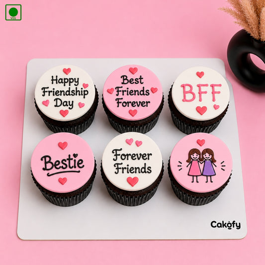 Friendship Special Cupcake - set of 6 - Gurgaon, Delhi & Noida