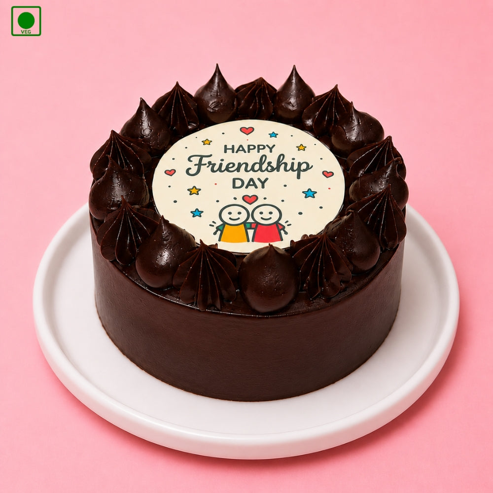 Friendship Day Photo Print Bento Cake – Gurgaon, Delhi & Noida