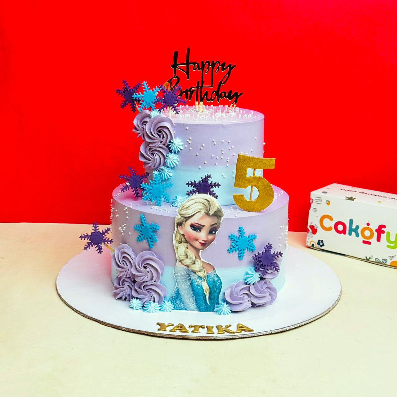 Frozen Princess Theme Birthday Cake – Gurgaon & Delhi NCR | Cakofy