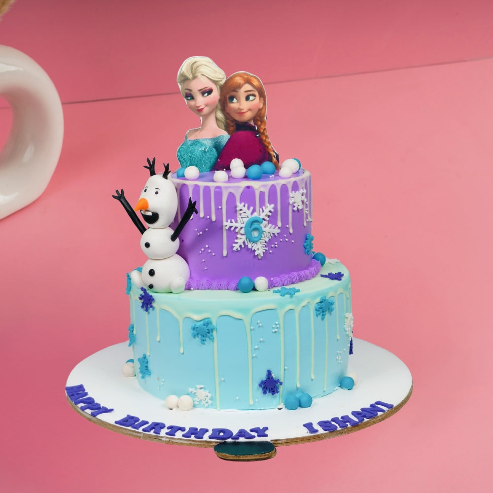 Frozen Theme Cake – Gurgaon & Delhi NCR | Cakofy
