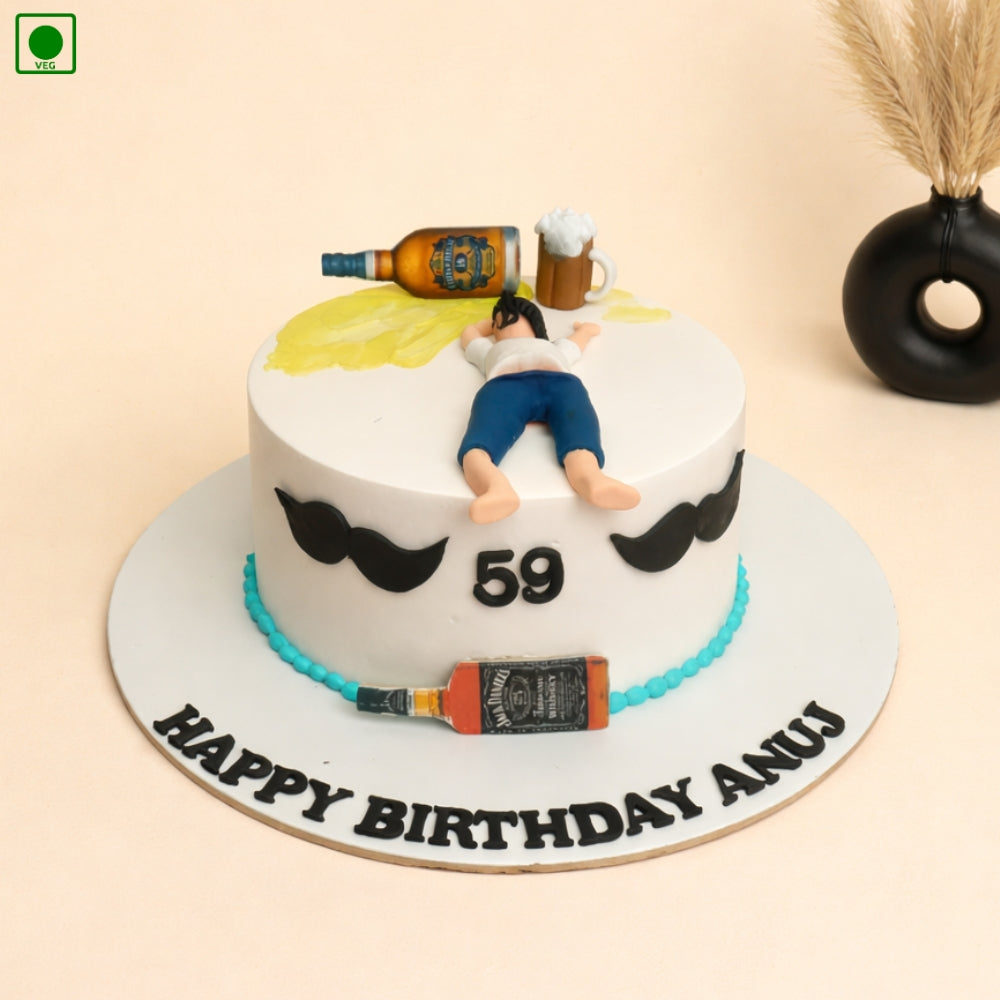 Fun Drunken Party Cake – Gurgaon & Delhi NCR | Cakofy