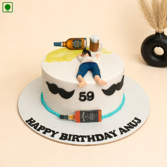 Fun Drunken Party Cake – Gurgaon & Delhi NCR | Cakofy