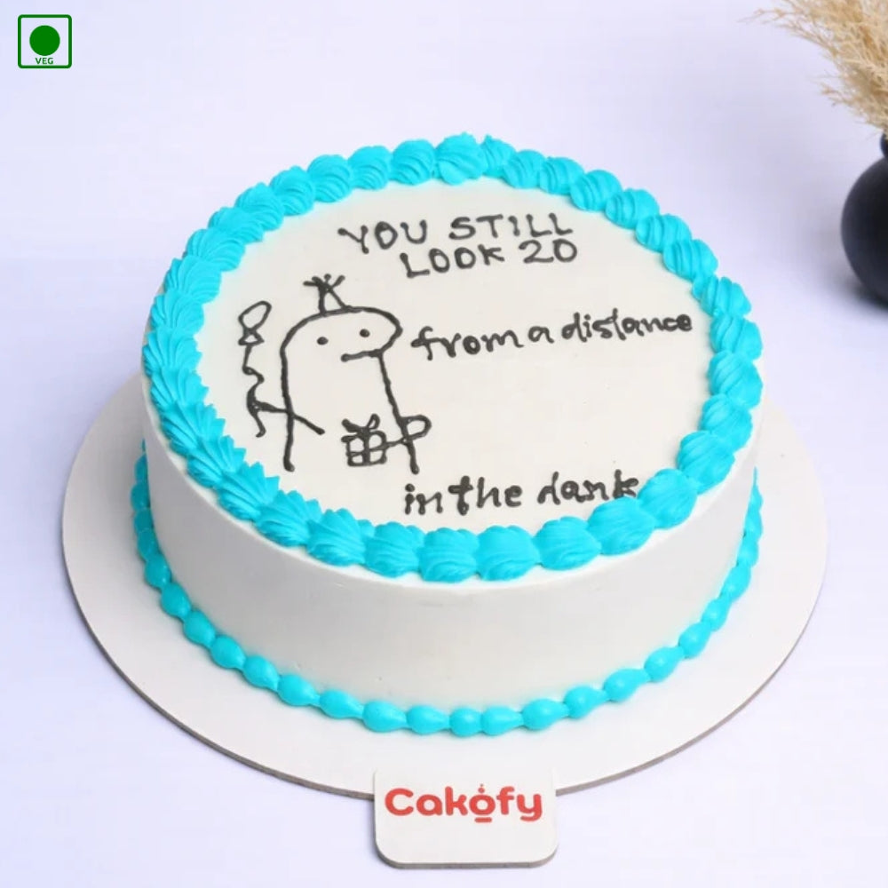 Funny Age Meme Cake - Gurgaon & Delhi NCR | Cakofy