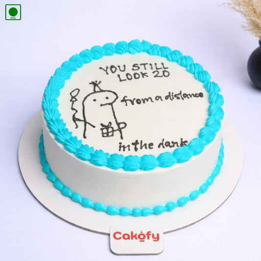 Funny Age Meme Cake - Gurgaon & Delhi NCR | Cakofy