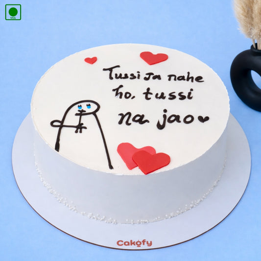 Funny Love Quote Cake - Gurgaon & Delhi NCR | Cakofy