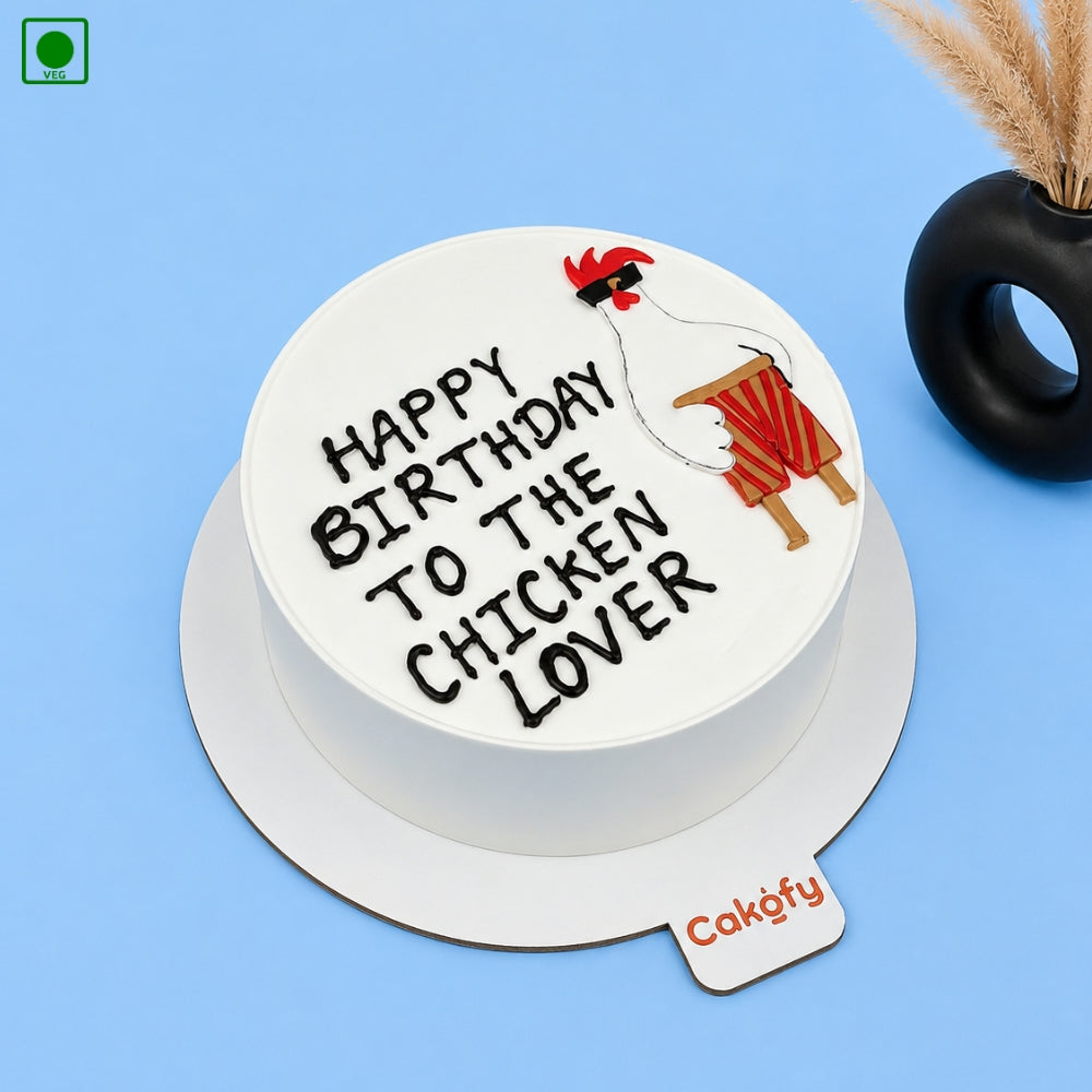 Funny Text Birthday Cake - Gurgaon, Delhi & Noida