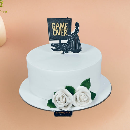 Game Over Bride To Be Cake – Gurgaon & Delhi NCR | Cakofy