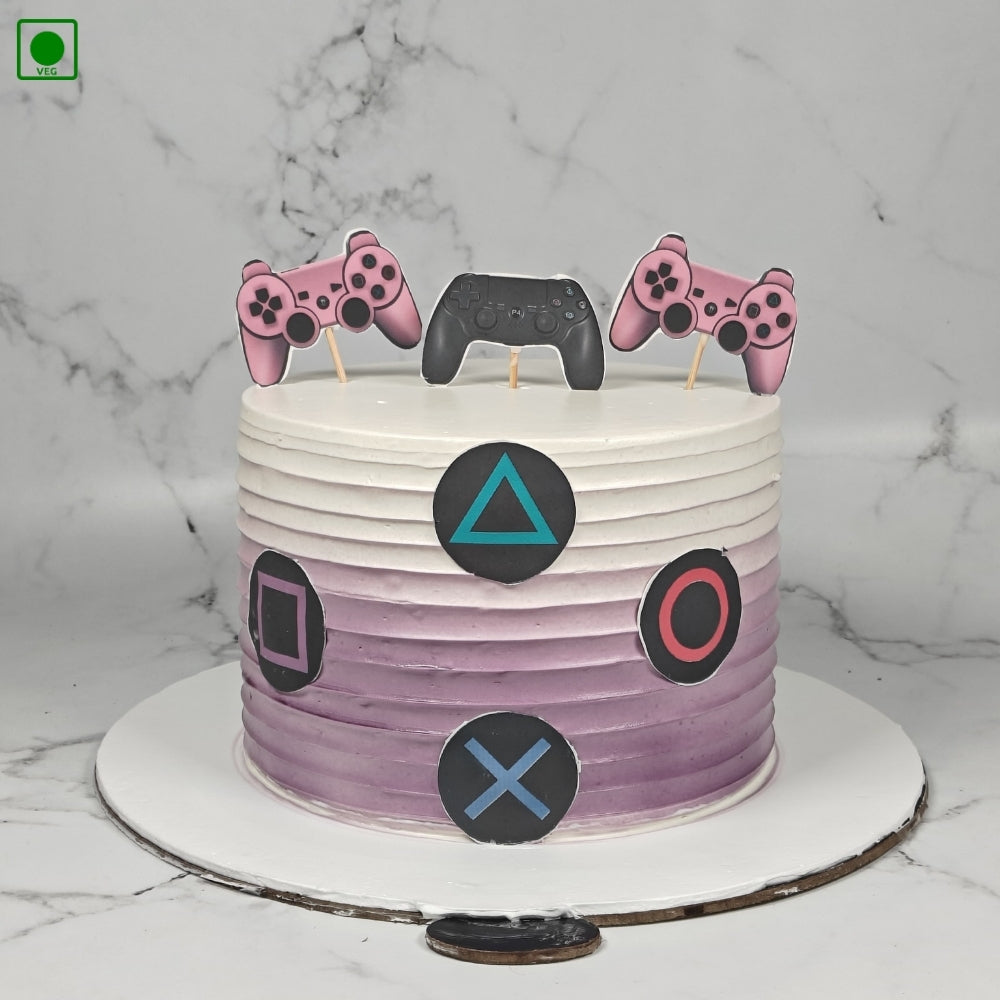 Gamer Special Ombre Style Cake - Gurgaon & Delhi NCR | Cakofy