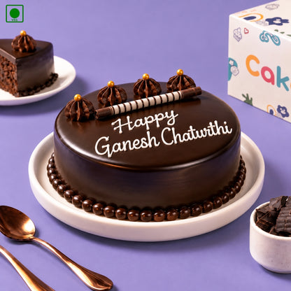 Ganesh Chaturthi Chocolate Cake - Gurgaon, Delhi & Noida