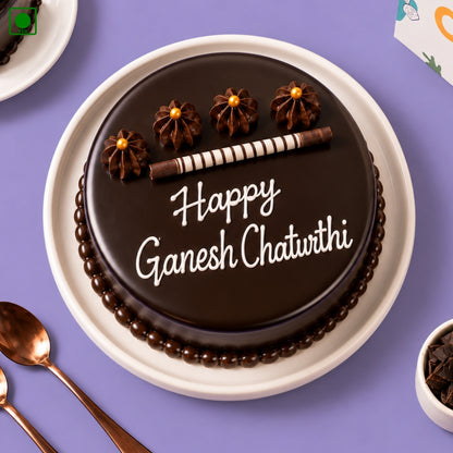 Ganesh Chaturthi Chocolate Cake - Gurgaon, Delhi & Noida