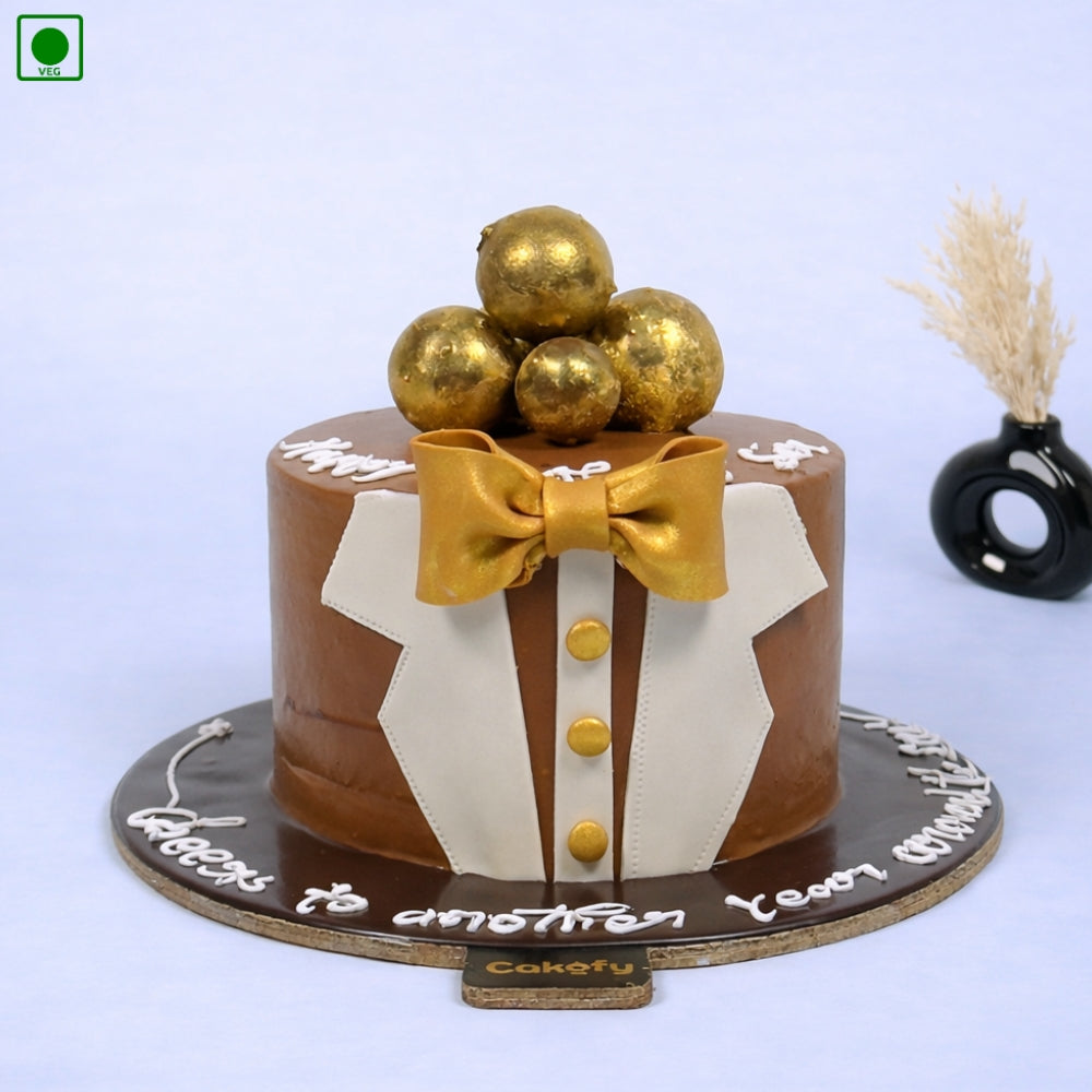 Gentleman Suit Designer Cake - Gurgaon, Delhi & Noida