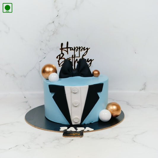 Gentleman Suit Theme Cake - Gurgaon & Delhi NCR | Cakofy