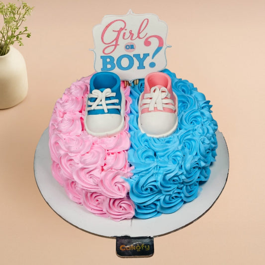 Girl or Boy - Baby Shower Cake - Gurgaon & Delhi NCR | Cakofy