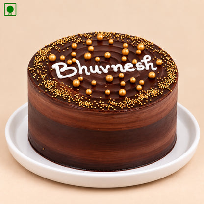 Golden Pearl Chocolate Cake – Gurgaon, Delhi & Noida