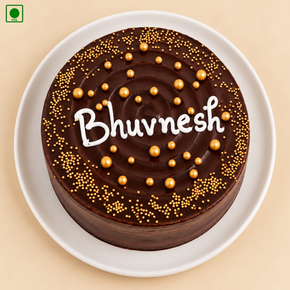 Golden Pearl Chocolate Cake – Gurgaon, Delhi & Noida