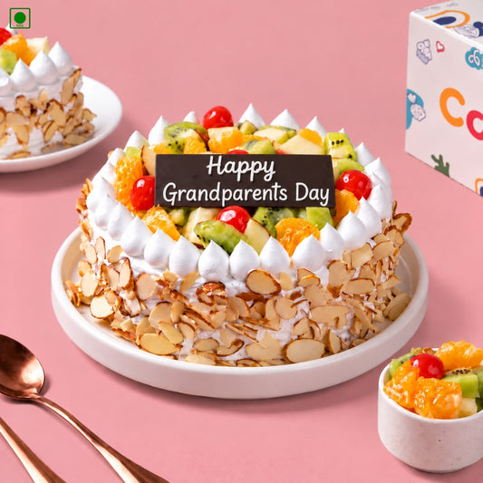 Grandparents Day Fresh Fruit Cake - Gurgaon, Delhi & Noida