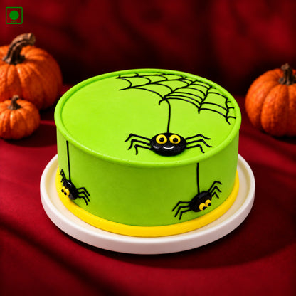Green Spider Halloween Cake - Gurgaon, Delhi & Noida