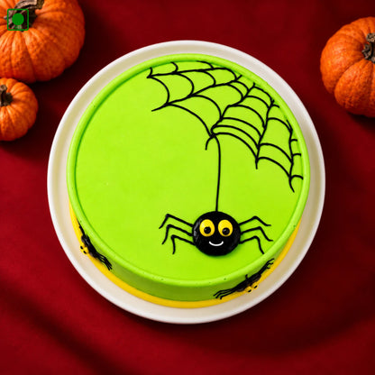 Green Spider Halloween Cake - Gurgaon, Delhi & Noida