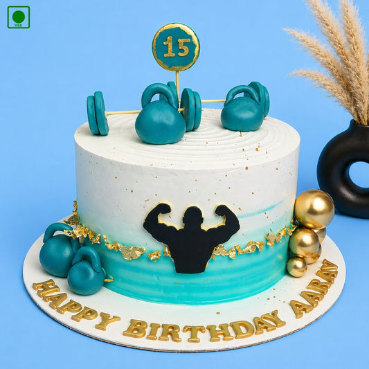 Gym Theme Birthday Cake - Gurgaon & Delhi NCR | Cakofy