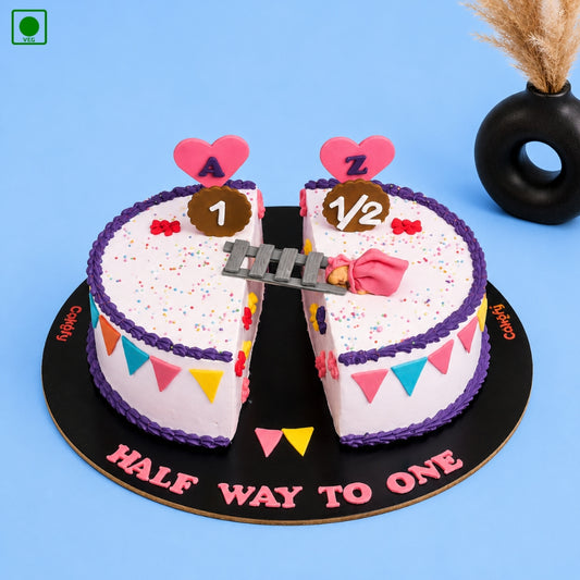 Half Year Birthday Cake - Gurgaon, Delhi & Noida