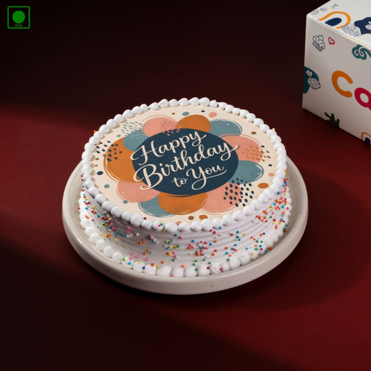 Happy Birthday Photo Cake - Gurgaon, Delhi & Noida