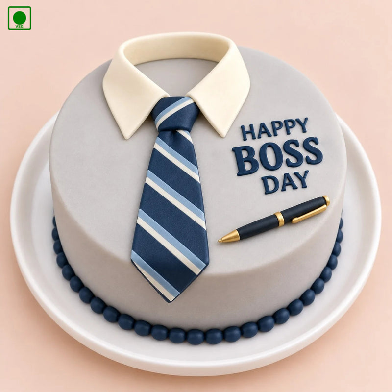 Happy Boss Day Shirt Cake