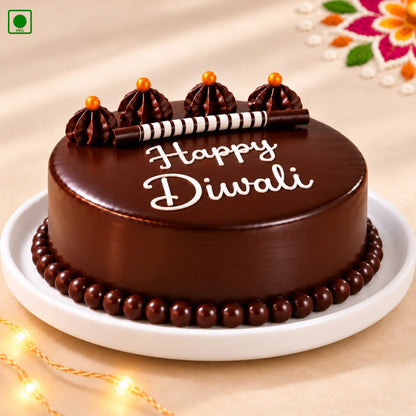 Happy Diwali Chocolate Cake - Gurgaon, Delhi & Noida
