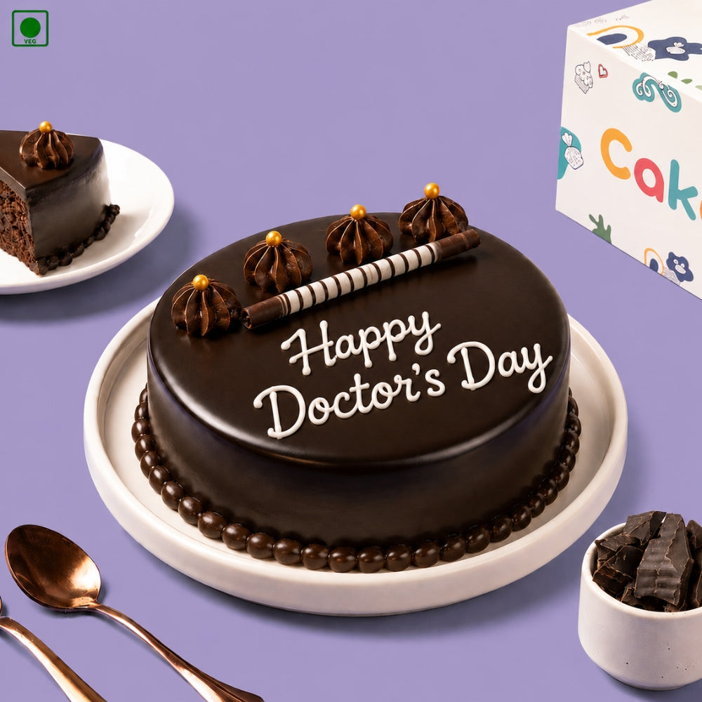 Happy Doctor's Day Chocolate Cake - Gurgaon, Delhi & Noida