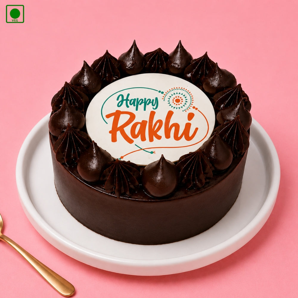 Happy Rakhi Chocolate Bento Cake - Gurgaon, Delhi & Noida