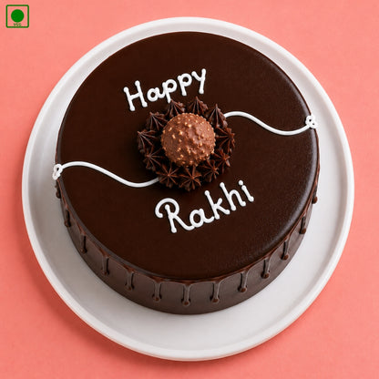 Happy Rakhi Chocolate Drip Cake - Gurgaon, Delhi & Noida