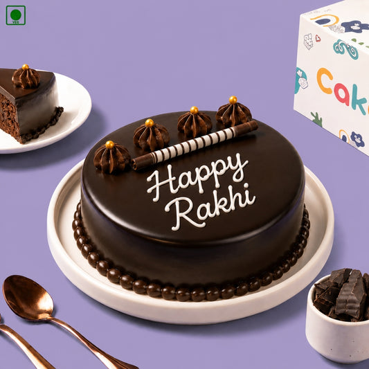 Happy Rakhi Truffle Cake - Gurgaon, Delhi & Noida