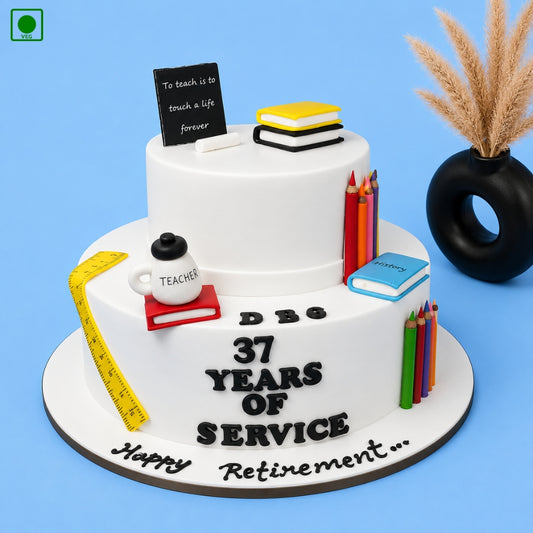 Happy Retirement Designer Cake - Gurgaon, Delhi & Noida