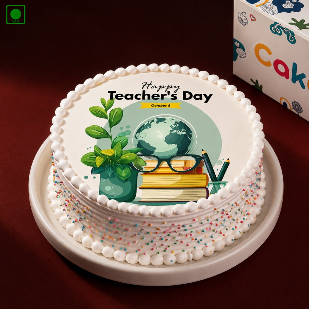  Happy Teacher's Day Photo Cake - Gurgaon, Delhi & Noida