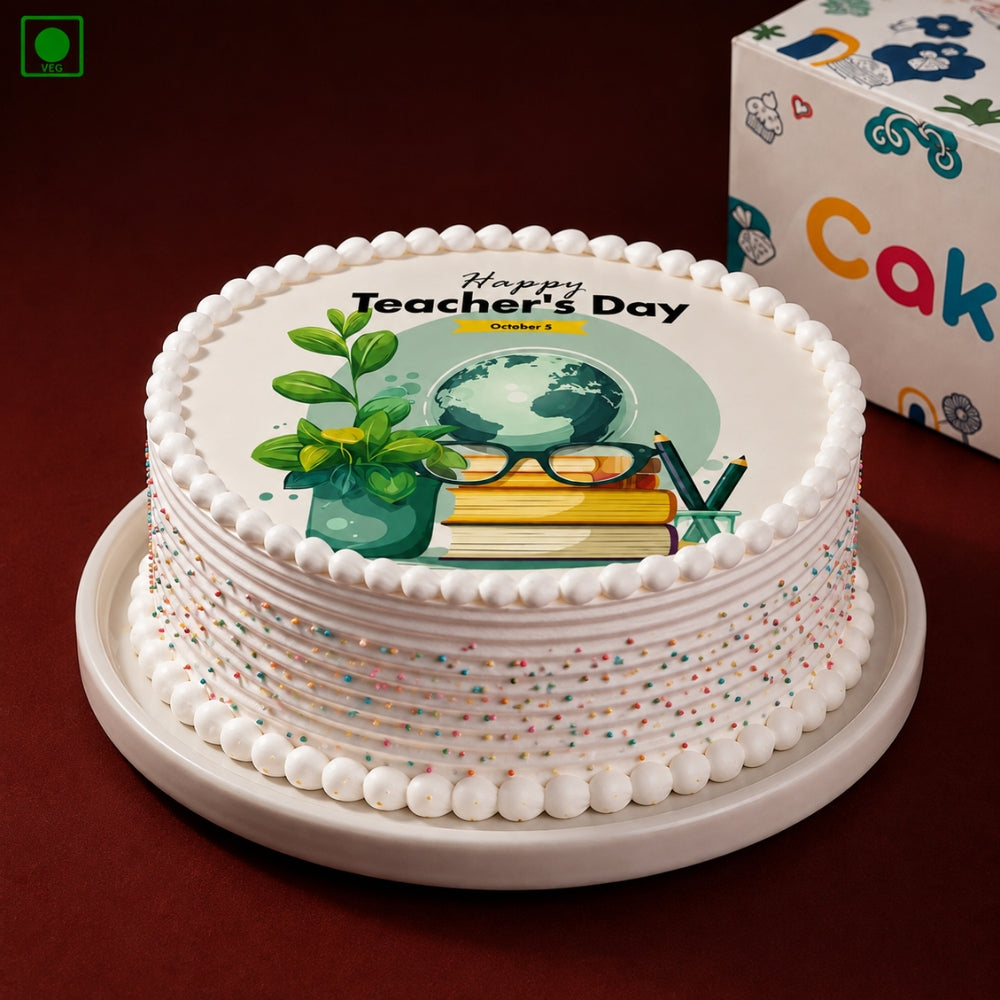  Happy Teacher's Day Photo Cake - Gurgaon, Delhi & Noida