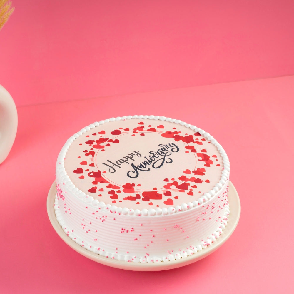 Happy Anniversary Love Poster Cake Gurgaon & Delhi NCR | Cakofy