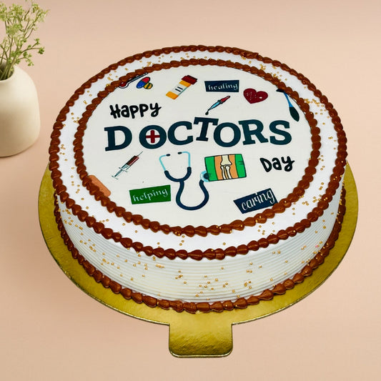 Happy Doctor's Day Cake - Gurgaon & Delhi NCR | Cakofy