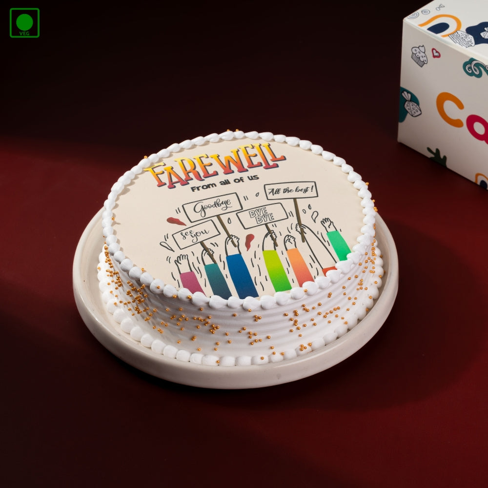 Happy Farewell Poster Cake - Gurgaon, Delhi & Noida