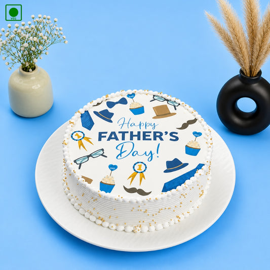 Happy Father's Day Poster Cake - Gurgaon, Delhi & Noida