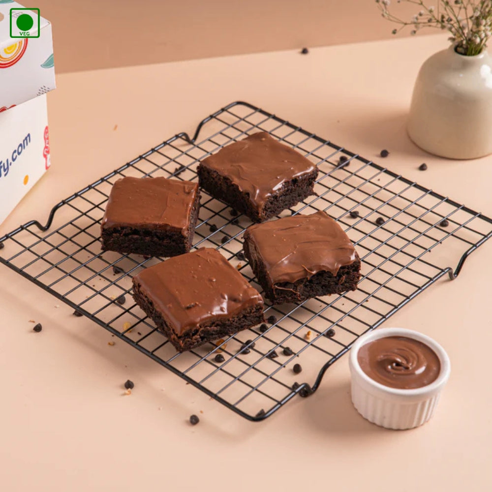 Hazelnut Brownie - Pack of 4 - Gurgaon, Delhi & Noida