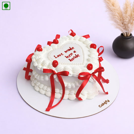 Heart Shape Romantic Cake - Gurgaon & Delhi NCR | Cakofy