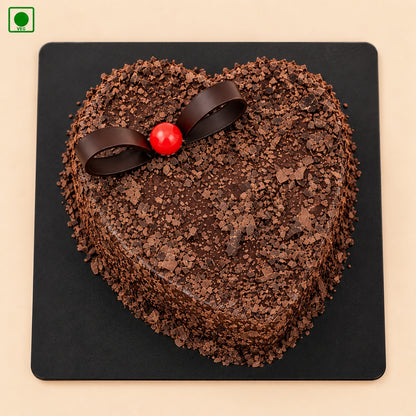 Heart Shaped Choco Cake - Gurgaon, Delhi & Noida